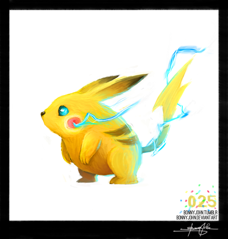 Illustration for article titled Pikachu...Pokemon One a Day!